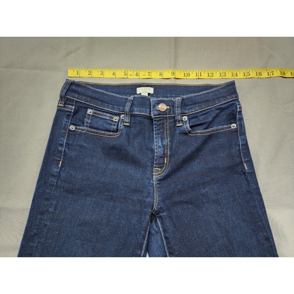 J.Crew Women's Stretch Blue Jeans Size 27 / 26 E0821 - Picture 5 of 10